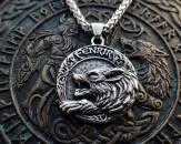 Fenriswolf Fenrir Edelstahlanhänger